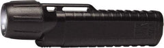 Underwater Kinetics - White Xenon Bulb, 38 Lumens, Industrial/Tactical Flashlight - Black Plastic Body, 4 AA Alkaline Batteries Included - Exact Tool & Supply