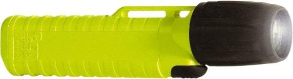Underwater Kinetics - White LED Bulb, 77 Lumens, Industrial/Tactical Flashlight - Yellow Plastic Body, 4 AA Alkaline Batteries Included - Exact Tool & Supply