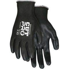 MCR Safety - Size S, ANSI Cut Lvl A3, Puncture Lvl 3, Abrasion Lvl 4, Polyurethane Coated Cut & Puncture Resistant Gloves - Exact Tool & Supply
