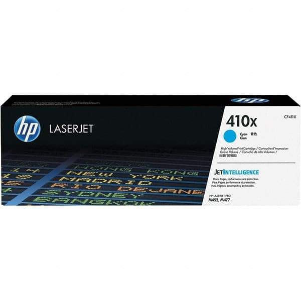 Hewlett-Packard - Cyan Toner Cartridge - Use with HP Color LaserJet Pro M452dn, M452dw, M452nw, MFP M377dw, M477fdn, M477fdw, M477fnw - Exact Tool & Supply