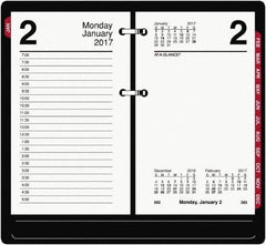 AT-A-GLANCE - 730 Sheet, 6-5/8 X 9-1/2", Plain Desk Calendar Refill - White - Exact Tool & Supply
