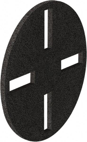 Fas-trak - 17" Diam Stripping Pad - 19" Machine, Black Pad, Polyester - Exact Tool & Supply