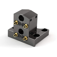 Global CNC Industries - Turret & VDI Tool Holders; Type: Okuma Double ID Block ; Clamping System: 80mm X 45mm ; Tool Axis: ID ; Through Coolant: No ; Additional Information: 4 Mounting Holes - Exact Tool & Supply