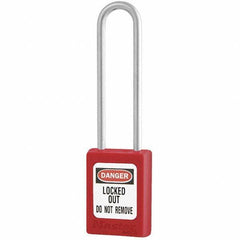 Master Lock - Lockout Padlocks Key Type: Keyed Different Key Retaining: NonRetaining Key - Exact Tool & Supply