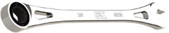 SK - 3/8" 6 Point Combination Wrench - 7-3/4" OAL, Steel, Full Polish Finish - Exact Tool & Supply