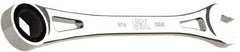 SK - 9/16" 6 Point Combination Wrench - 9.44" OAL, Steel, Full Polish Finish - Exact Tool & Supply