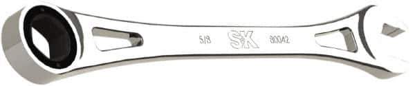 SK - 5/8" 6 Point Combination Wrench - 10.38" OAL, Steel, Full Polish Finish - Exact Tool & Supply