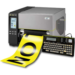 Cobra Systems - Electronic Label Makers; Type: Sign & Label Maker ; Accessories: Vinyl Tape; Ink Ribbon ; Power Source: 110/240V ; Additional Information: w/LCD Screen & Compact Keyboard. Prints 4" to 9" Vinyl Media & Die-Cut Labels - Exact Tool & Supply