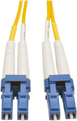 Tripp-Lite - 6' Long, LC/LC Head, Singlemode Fiber Optic Cable - Aqua, Use with LAN - Exact Tool & Supply