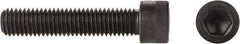 Made in USA - 5/8-11 UNC Hex Socket Drive, Socket Cap Screw - Alloy Steel, Black Oxide Finish, Fully Threaded, 4" Length Under Head - Exact Tool & Supply