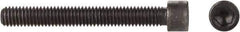 Made in USA - 3/8-24 UNF Hex Socket Drive, Socket Cap Screw - Alloy Steel, Black Oxide Finish, Fully Threaded, 2-1/2" Length Under Head - Exact Tool & Supply