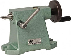 Bison - Lathe Tailstock - For Use with Rotary Tables with 100mm Center Height - Exact Tool & Supply