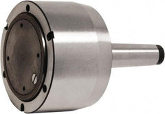 Bison - Adapter Back Plate for 5" Diam Bison Set-Tru Lathe Chucks - 4MT Mount - Exact Tool & Supply