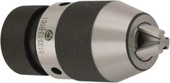 Bison - JT6, 1/8 to 5/8" Capacity, Tapered Mount Steel Drill Chuck - Keyless, Taper Shank - Exact Tool & Supply