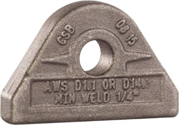 Mag-Mate - 15/32" ID, 2,000 Lb Capacity, Pad Eye - Carbon Steel - Exact Tool & Supply