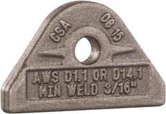 Mag-Mate - 3/8" ID, 1,000 Lb Capacity Pad Eye - Carbon Steel - Exact Tool & Supply