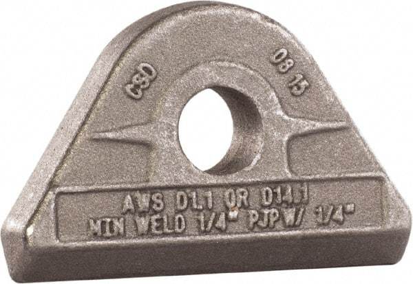 Mag-Mate - 43/64" ID, 4,000 Lb Capacity Pad Eye - Carbon Steel - Exact Tool & Supply