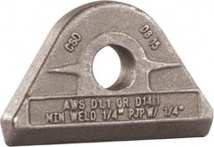 Mag-Mate - 43/64" ID, 4,000 Lb Capacity Pad Eye - Carbon Steel - Exact Tool & Supply