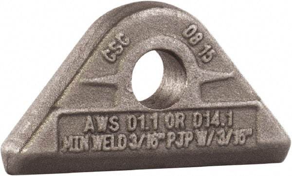 Mag-Mate - 17/32" ID, 3,000 Lb Capacity Pad Eye - Carbon Steel - Exact Tool & Supply