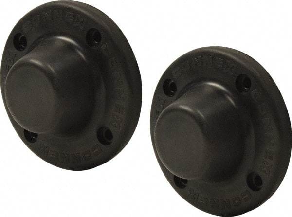 Mag-Mate - 4" Long Rubber Insulated Magnetic Door Holder - Weatherproof Grade - Exact Tool & Supply
