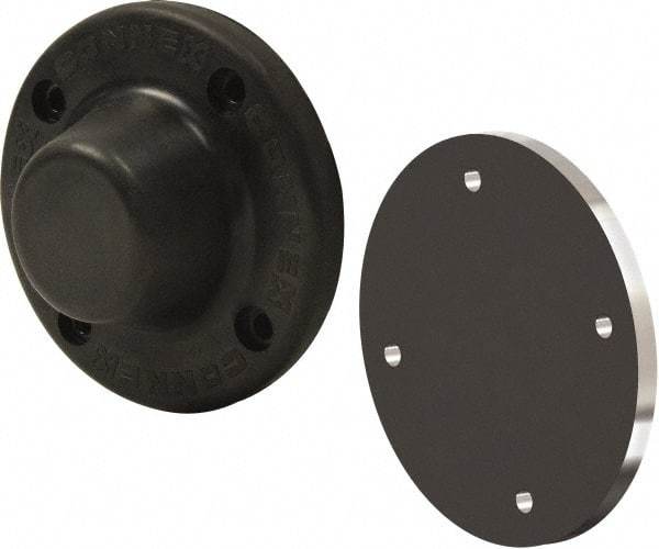 Mag-Mate - 4" Long Rubber Insulated Magnetic Door Holder - Weatherproof Grade - Exact Tool & Supply