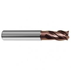 3/8" Dia. - 2-1/2" OAL - 4 FL Variable Helix Nano-SI Carbide End Mill - Exact Tool & Supply