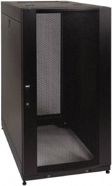 Tripp-Lite - 23.63" Overall Width x 25" Rack Height x 43" Overall Depth Data Cable Enclosure - 3,000 Lb Capacity, Black - Exact Tool & Supply