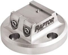 Raptor Workholding - 1-1/2" Jaw Width, 2" High Dovetail Vise - For Use with 4 & 5 Axis Workholding Systems - Exact Tool & Supply