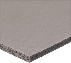 Value Collection - 1/16" Thick x 3/4" Wide x 6' Long Gray Closed Cell Silicone Foam Rubber Roll - Stock Length, Adhesive Back, -60°F to 400°F - Exact Tool & Supply