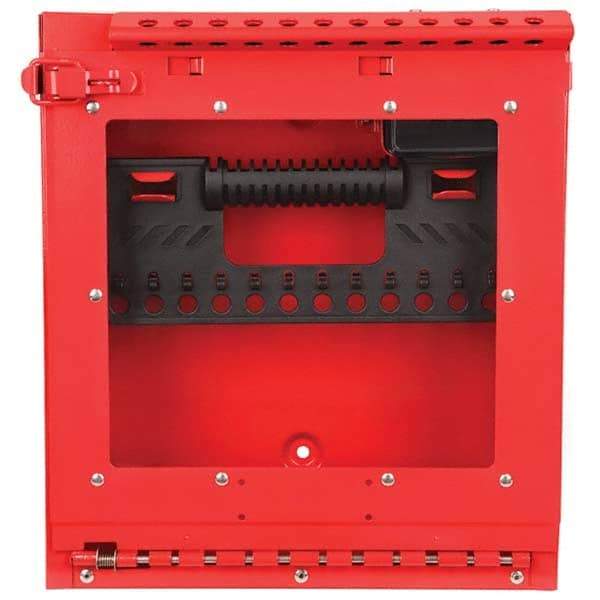 Master Lock - Group Lockout Boxes Portable or Wall Mount: Wall Mount Maximum Number of Padlocks: 12 - Exact Tool & Supply