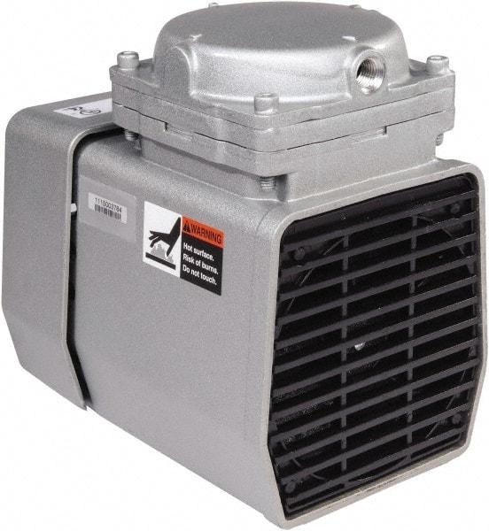 Gast - Diaphragm-Type Vacuum Pumps Horsepower: 1/8 Cubic Feet per Minute: 1.60 - Exact Tool & Supply