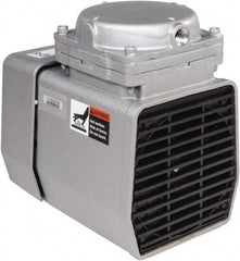 Gast - Diaphragm-Type Vacuum Pumps Horsepower: 1/8 Cubic Feet per Minute: 1.60 - Exact Tool & Supply