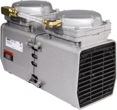 Gast - Diaphragm-Type Vacuum Pumps Horsepower: 1/2 Cubic Feet per Minute: 3.30 - Exact Tool & Supply
