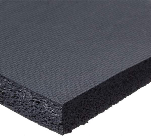 Value Collection - 3/16" Thick x 36" Wide x 10' Long Blue Closed Cell Silicone Foam Rubber Roll - Stock Length, Plain Back, -100°F to 500°F - Exact Tool & Supply