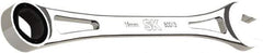 SK - 19mm 6 Point Combination Wrench - 12" OAL, Steel, Full Polish Finish - Exact Tool & Supply