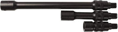 SK - 1/2" Drive Socket Locking Impact Extension Set - 3 Pieces, Includes 3, 5, 10" Lengths - Exact Tool & Supply