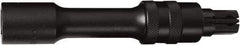 SK - 3/8" Drive Impact Locking Socket Extension - 6" OAL, Black Finish - Exact Tool & Supply