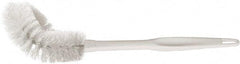 O-Cedar - 17" OAL Toilet Bowl Brush - Polypropylene Bristles, 1" Bristle Length, Plastic Handle, White - Exact Tool & Supply
