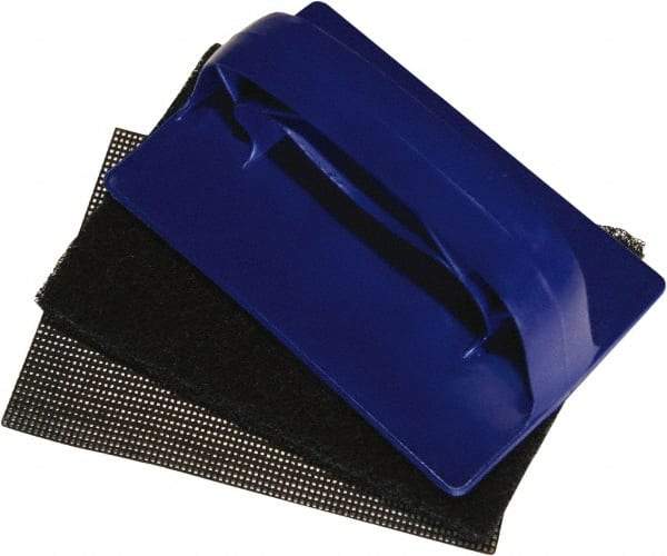 O-Cedar - 4" Long x 5-1/2" Wide x 1/2" Thick Scouring Pad - Heavy-Duty, Gray - Exact Tool & Supply