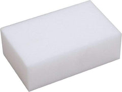 O-Cedar - 4-1/2" Long x 2-3/4" Wide x 1-1/2" Thick Eraser - Light-Duty, White - Exact Tool & Supply