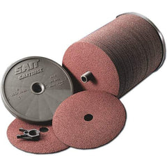 Sait - 7" Diam 7/8" Hole 120 Grit Fiber Disc - Aluminum Oxide, 7,000 Max RPM - Exact Tool & Supply