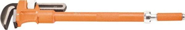 OPI - 24" Alloy Steel Telescopic Pipe Wrench - 3-3/4" Pipe Capacity - Exact Tool & Supply