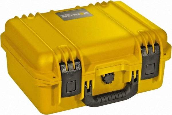 Pelican Products, Inc. - 11-13/32" Wide x 6-1/2" High, Clamshell Hard Case - Yellow, HPX High Performance Resin - Exact Tool & Supply