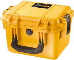 Pelican Products, Inc. - 9-51/64" Wide x 7-45/64" High, Clamshell Hard Case - Yellow, HPX High Performance Resin - Exact Tool & Supply