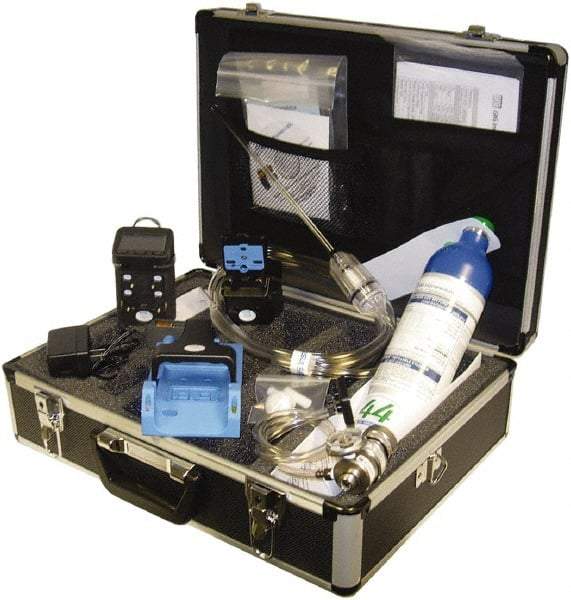 GfG - Audible, Vibration & Visual Alarm, LCD Display, Confined Space Monitor - Monitors Oxygen, LEL & Methane, -20 to 50°C Working Temp, CSA Listed - Exact Tool & Supply
