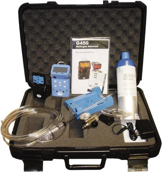 GfG - Audible, Vibration & Visual Alarm, LCD Display, Confined Space Monitor - Monitors Combustible & Methane, -20 to 50°C Working Temp, CSA Listed - Exact Tool & Supply