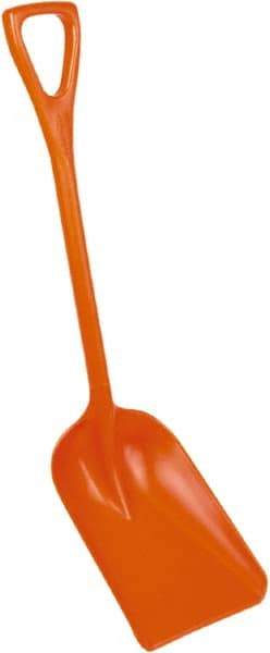 Remco - 14-1/2" High Square Plastic Shovel - 24-5/8" Long D-Grip Handle - Exact Tool & Supply