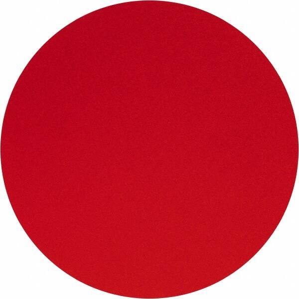 Norton - 12" Diam, 120 Grit Ceramic Adhesive PSA Disc - Medium Grade, Orange, Y Weighted Backing, Flexible - Exact Tool & Supply
