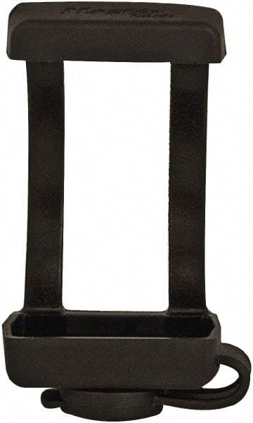 Master Lock - 1.9 Inch Long, Black, TPE Padlock Cover - Compatible with Lockout Padlock, Compatible with 1/4 Inch Shackle Diameter, Use with 411 Zenex - Exact Tool & Supply