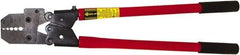 Loos & Co. - Multi-Cavity Hand Swaging Tool - Steel Tubing Handle, with Cutter - Exact Tool & Supply
